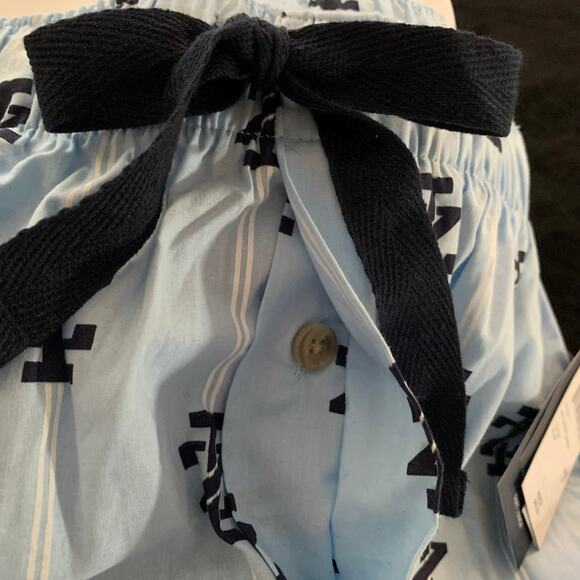 Bundle of 3 - Izod Mens Pajama Pants NWT Sz. Small Blue Plaid & Stripes Pockets - Picture 10 of 16